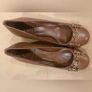 Brown Tory Burch heels